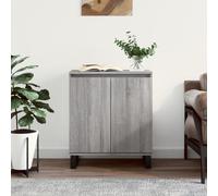 (grey sonoma) vidaXL Sideboard Storage Cabinet Side Cabinet Cupboard White Engineered Wood