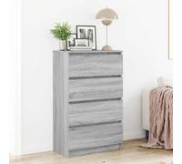 vidaXL Sideboard Grey Sonoma 60x35x98.5 cm Engineered Wood