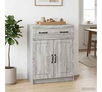 vidaXL Sideboard Grey Sonoma 66 x 34.5 x 87 cm Engineered Wood