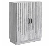 vidaXL Sideboard Grey Sonoma 66 x 34.5 x 87 cm Engineered Wood