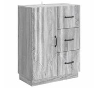 vidaXL Sideboard Grey Sonoma 66 x 34.5 x 87 cm Engineered Wood