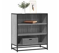 vidaXL Sideboard Grey Sonoma 68x35x76 cm Engineered Wood and Metal