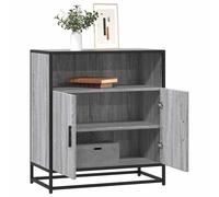 vidaXL Sideboard Grey Sonoma 68x35x76 cm Engineered Wood
