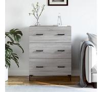 Vidaxl Sideboard Grey Sonoma 69.5X34X90 Cm Engineered Wood