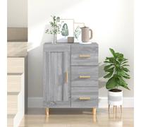 vidaXL Sideboard Grey Sonoma 69.5x34x90 cm Engineered Wood