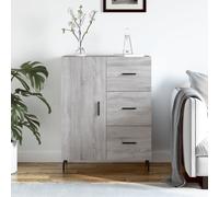 vidaXL Sideboard Grey Sonoma 69.5x34x90 cm Engineered Wood