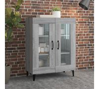 vidaXL Sideboard Grey Sonoma 69.5x34x90 cm Engineered Wood