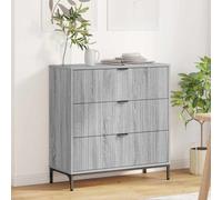 vidaXL Sideboard Grey sonoma 79.5 x 33 x 82 cm Engineered wood