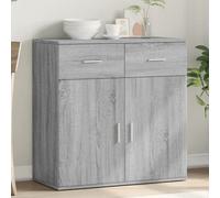 Vidaxl Sideboard Grey Sonoma 79X38X80 Cm Engineered Wood