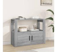 vidaXL Sideboard Grey Sonoma 80x30x60 cm Engineered Wood NEW