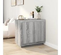 vidaXL Sideboard Grey Sonoma 80x40x75 cm Engineered Wood