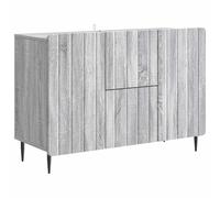 vidaXL Sideboard Grey Sonoma 89 x 34.5 x 62 cm Engineered Wood