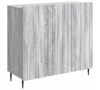 vidaXL Sideboard Grey Sonoma 89 x 34.5 x 82 cm Engineered Wood