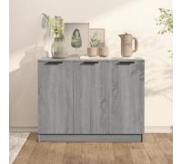 vidaXL Sideboard Grey Sonoma 90.5x30x70 cm Engineered Wood