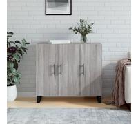vidaXL Sideboard Grey Sonoma 90x34x80 cm Engineered Wood