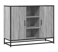 vidaXL Sideboard Grey Sonoma 92x35x76 cm Engineered Wood