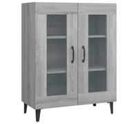 Vidaxl Sideboard Grey Sonoma 69.5X34X90 Cm Engineered Wood