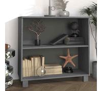 vidaXL Sideboard HAMAR Dark Grey 85x35x80 cm Solid Wood Pine UK