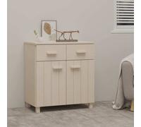 vidaXL Sideboard HAMAR Honey Brown 79x40x80 cm Solid Wood Pine UK HOT
