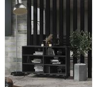 vidaXL Sideboard High Gloss Grey 103.5x35x70 cm Engineered Wood 01 UK HOT