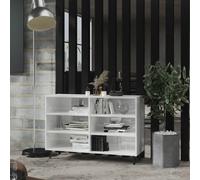 vidaXL Sideboard High Gloss White 103.5x35x70 cm Engineered Wood