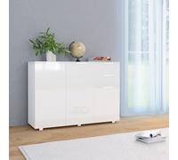 vidaXL Sideboard High Gloss White 107x35x80.5 cm