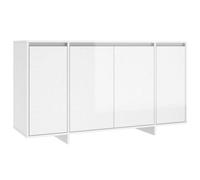 (high gloss white) vidaXL Sideboard Chipboard Home Storage Side Cabinet Furniture Multi Colours
