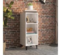 vidaXL Sideboard High Gloss White 34.5x32.5x90 cm Engineered Wood