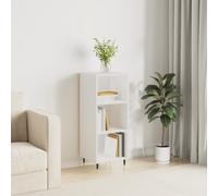 vidaXL Sideboard High Gloss White 34.5x32.5x90 cm Engineered Wood