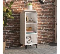 vidaXL Sideboard High Gloss White 34.5x32.5x90 cm Engineered Wood UK