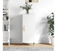 vidaXL Sideboard High Gloss White 34.5x34x90 cm Engineered Wood
