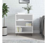 vidaXL Sideboard High Gloss White 57x35x70 cm Engineered Wood UK HOT