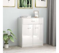 Vidaxl Sideboard High Gloss White 60X30X75 Cm Engineered Wood