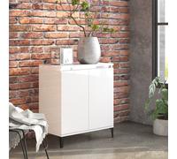 vidaXL Sideboard High Gloss White 60x35x70 cm Engineered Wood