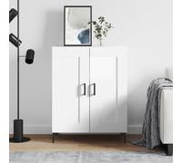 Sideboard High Gloss White 69.5x34x90 cm Engineered Wood