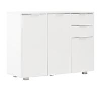 Vidaxl Sideboard High Gloss White 107X35X80.5 Cm