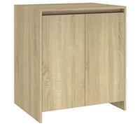 vidaXL Sideboard Home Bedroom Living Room Hallway Furniture Modern Decor Storage Side Cabinet Organiser Cupboard Buffet Sonoma Oak Chipboard
