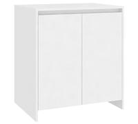 vidaXL Sideboard Home Bedroom Living Room Hallway Furniture Modern Decor Storage Side Cabinet Organiser Cupboard Buffet White Chipboard