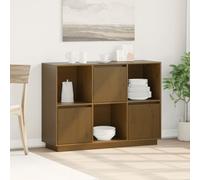 Sideboard Honey Brown 110.5x35x80cm Solid Wood Pine GF0