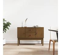 Solid Wood Pine Sideboard Wooden Cupboard Home Organiser Multi Colours vidaXL
