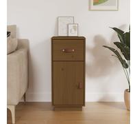 vidaXL Sideboard Honey Brown 34x40x75 cm Solid Wood Pine