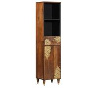 Sideboard with Drawer Solid Mango Wood Bathroom Furniture Modern Indoor vidaXL