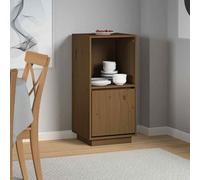 vidaXL Sideboard Honey Brown 38x35x80 cm Solid Wood Pine UK