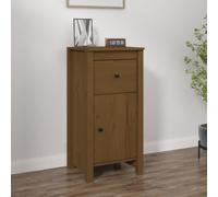 Vidaxl Sideboard Honey Brown 40X35X80 Cm Solid Wood Pine