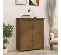 vidaXL Sideboard Honey Brown 83x41.5x100 cm Solid Wood Pine