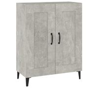 vidaXL Sideboard Concrete Grey 69.5X34X90 Cm Engineered Wood, Grey