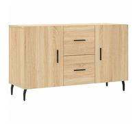 vidaXL Sideboard in Trendy Sonoma Oak-Finish, Modern Engineered Wood Construction, Functional Storage with Easy-Access Doors