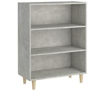 vidaXL Sideboard Living Room Furniture Highboard Side Storage Console Cabinet Home Organiser Cupboard Storage Chest Concrete Grey Engineered Wood