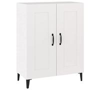 vidaXL Sideboard Living Room Furniture Side Storage Cabinet Home Organiser Cupboard Console Telephone Cabinet White Engineered Wood