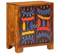 vidaXL Sideboard Multicolour 50x35x60 Solid Wood Acacia, cabinet, cupboard, high